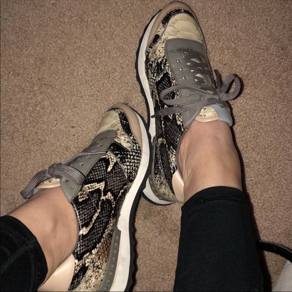 COACH SNAKESKIN FASHION SNEAKERS - Picture 2 of 6